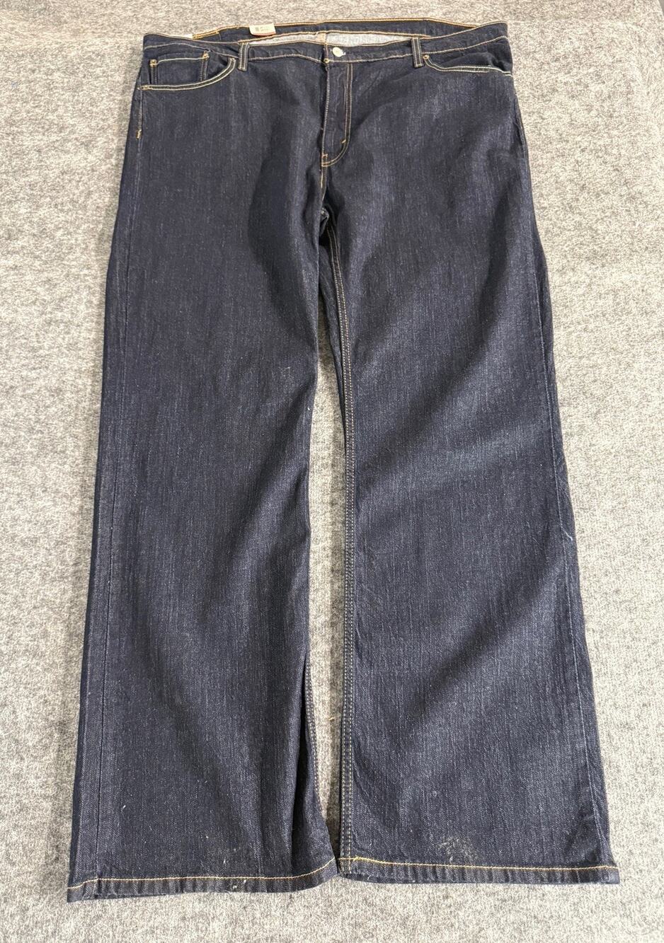 Levis 541 Jeans Men's 44x34 Dark Wash Pants Denim Athletic Taper Stretch N88